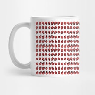 Skull Army Red Mug